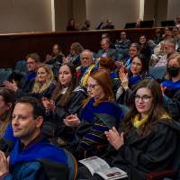 Faculty in the audience